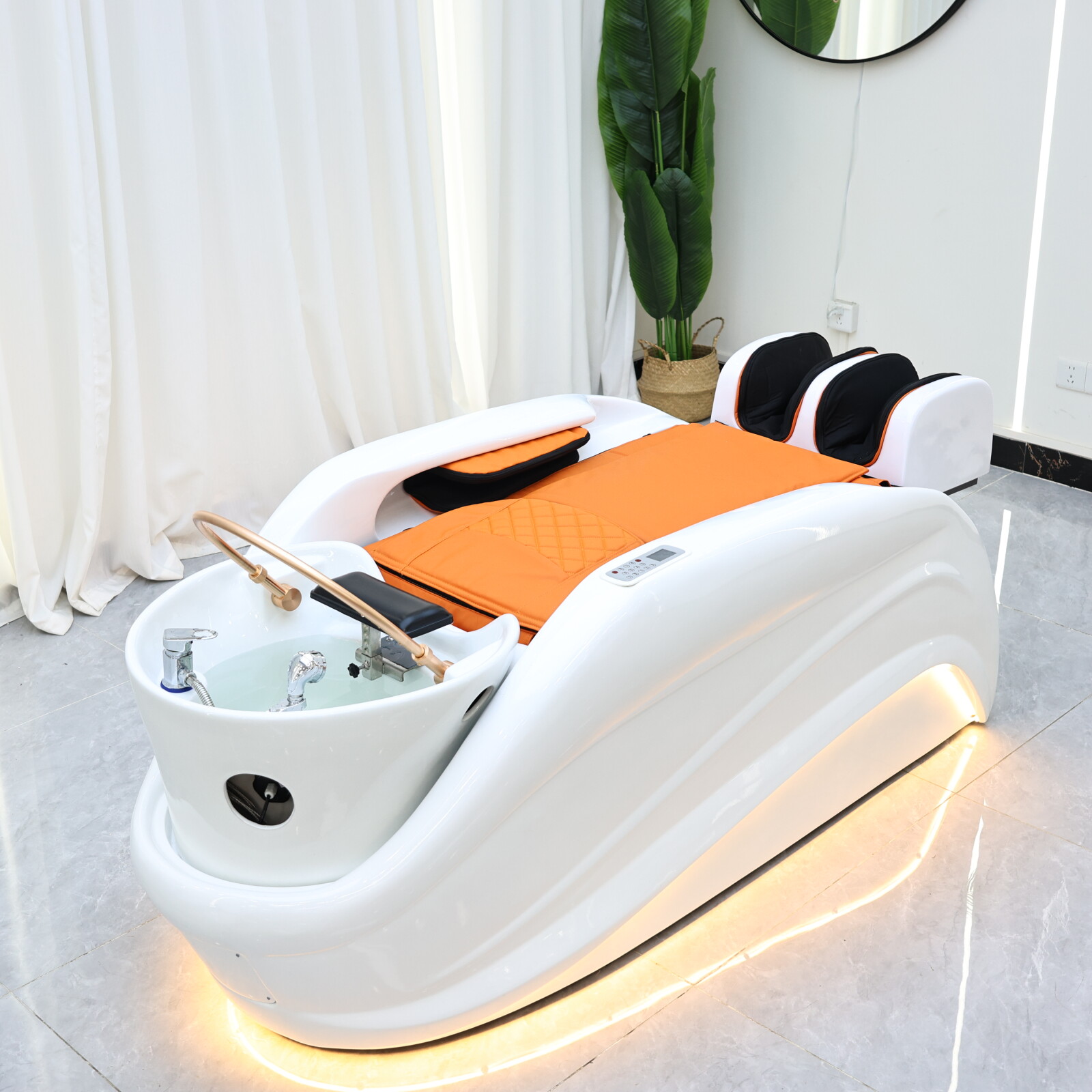 Massage Table Accessories Uk - Cama de champú de masaje inteligente,