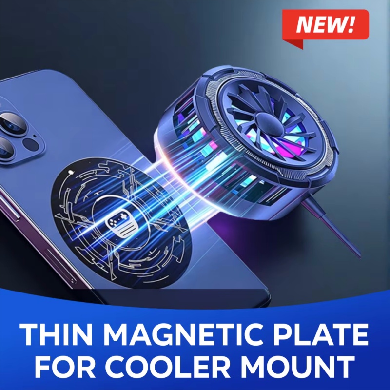 Tablet Car Mount - Anillo Magnético Ultrafino, Placa Metálica Adhesiva,