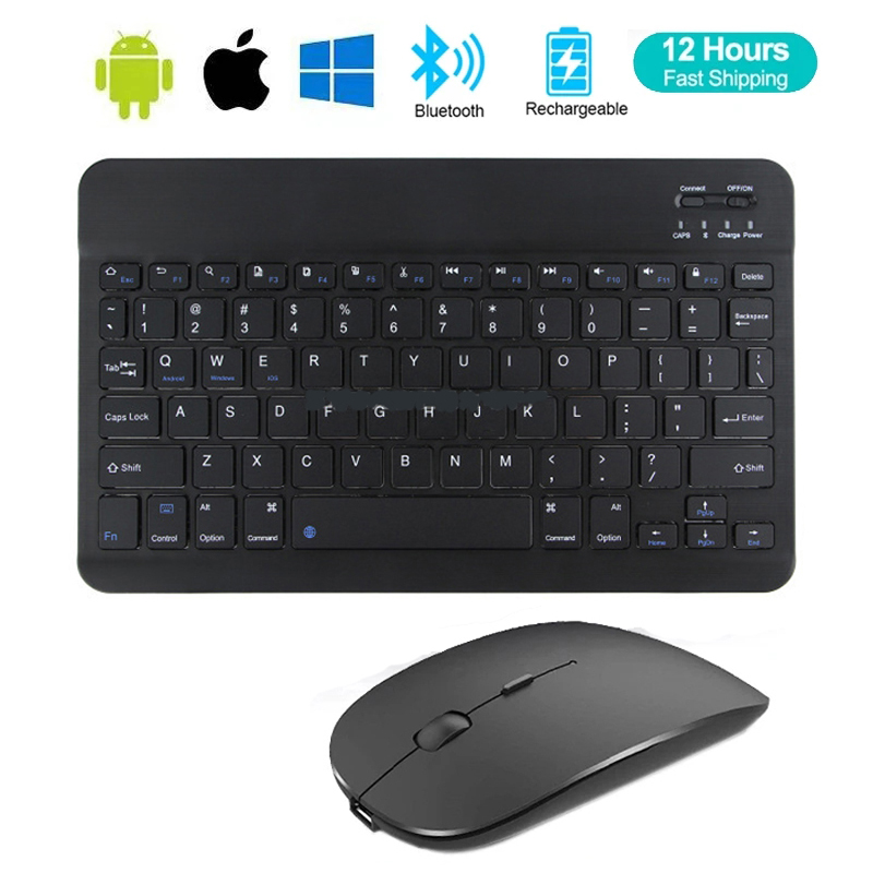 Tablet Accessories Kit - Teclado inalámbrico español francés azerty ruso