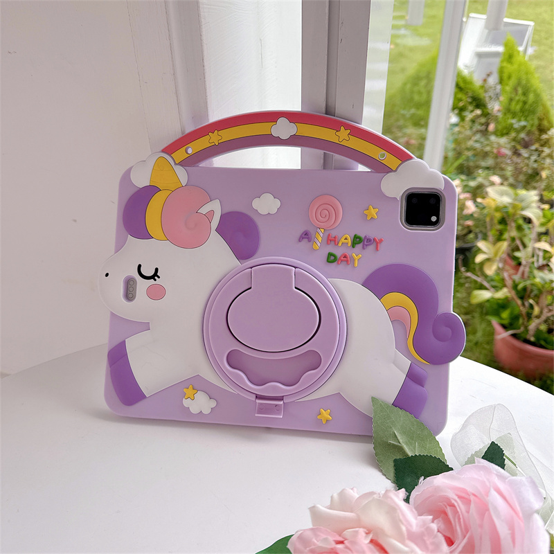Tablet A9 Accessories - Funda de silicona con dibujos de