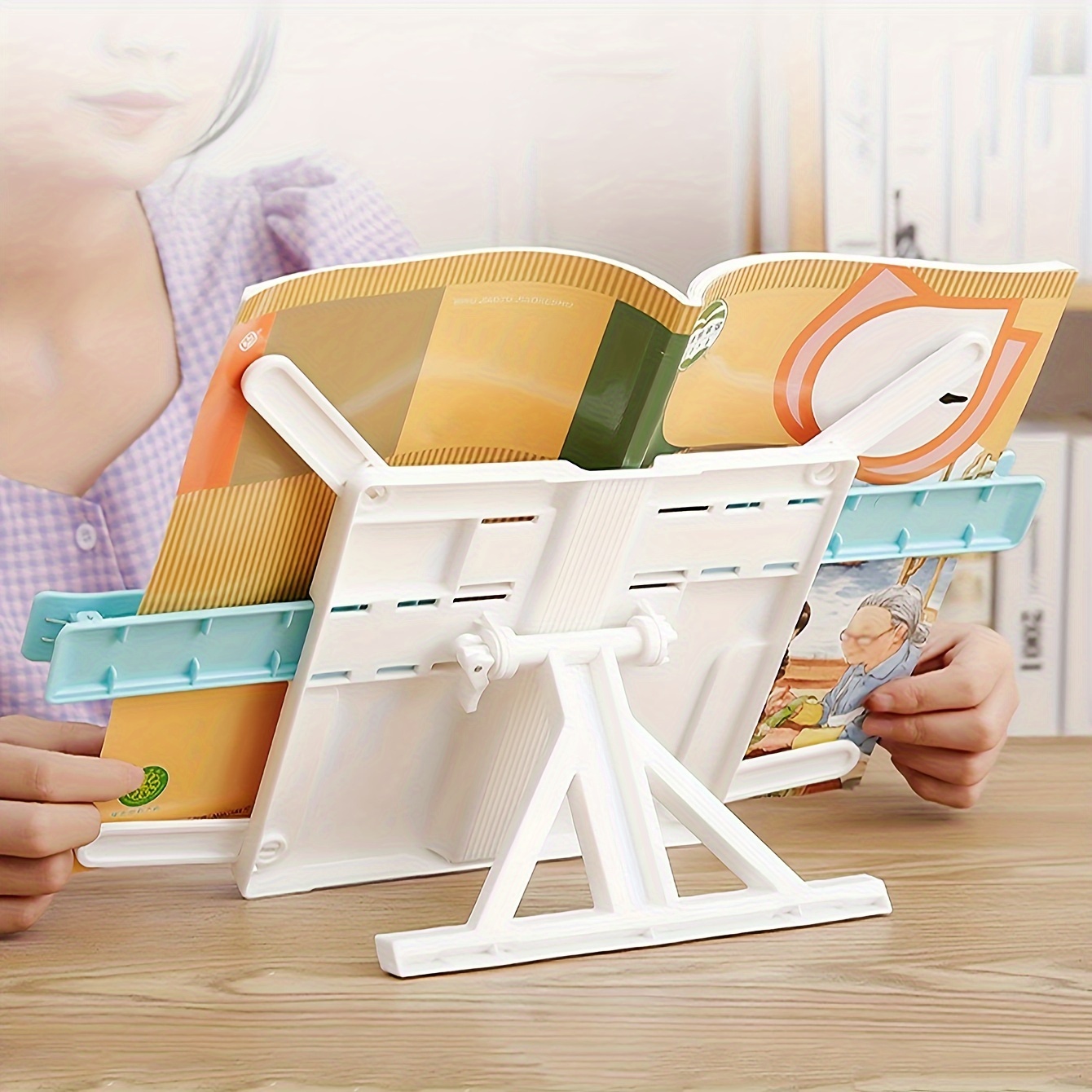 Tablet Accessories For Reading - Soporte ajustable portátil para libros de