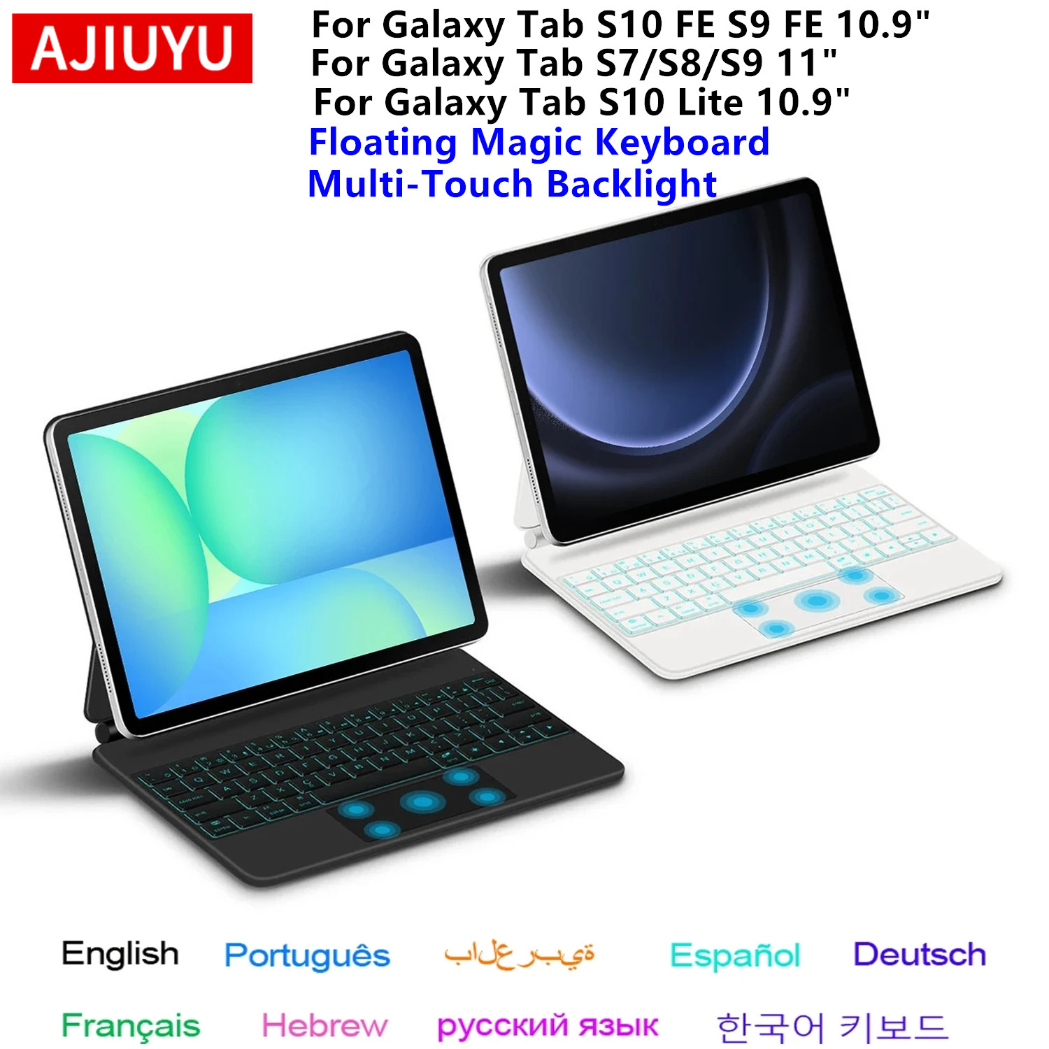Samsung Tablet Keyboard Accessories - Teclado Mágico para Samsung Galaxy Tab