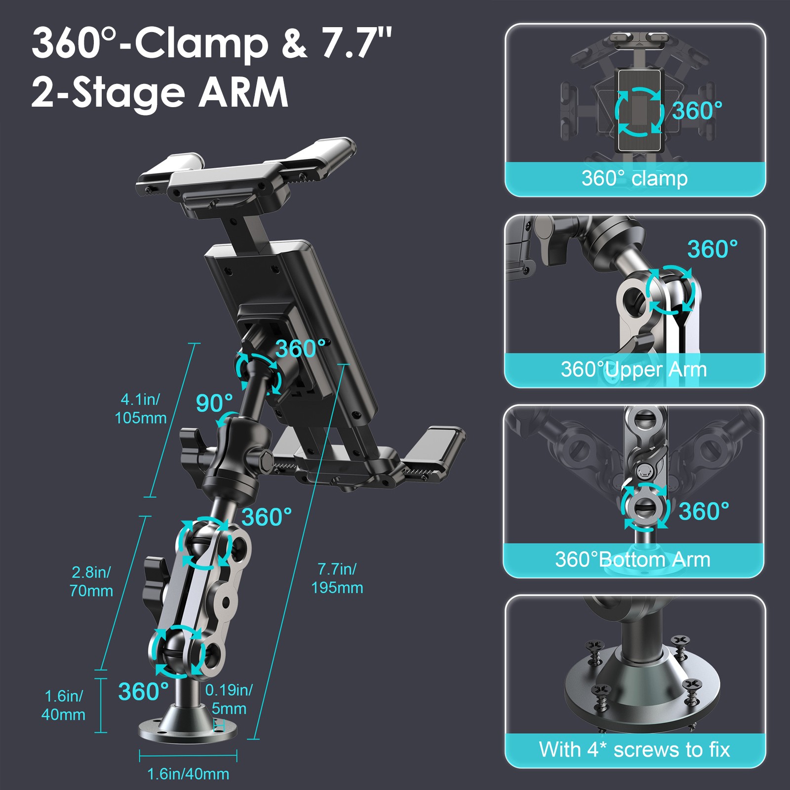 Soporte para Tablet para Camió - Tablet Car Mount reseña y precio