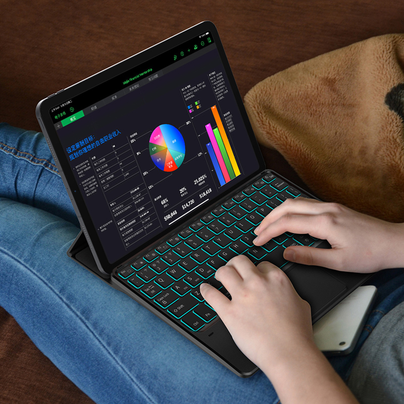AJIUYU-Teclado plegable con Bl - Tablet Accessories Kit reseña y precio