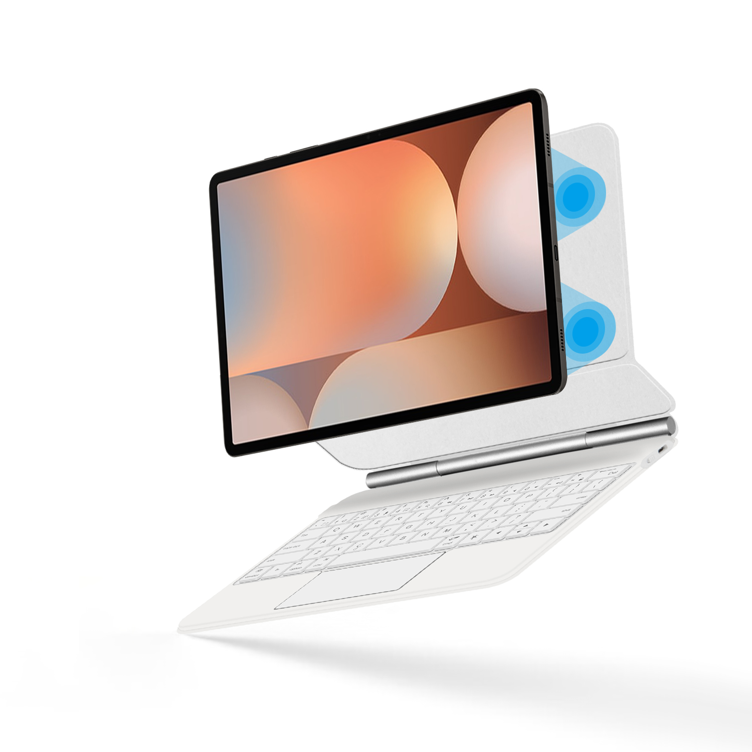 Teclado mágico para Samsung Ga - Samsung Tablet Keyboard Accessories reseña y precio
