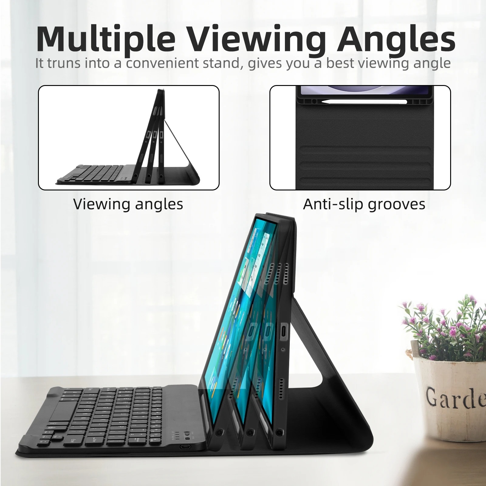 Funda con teclado para Samsung - Samsung Tablet Keyboard Accessories reseña y precio