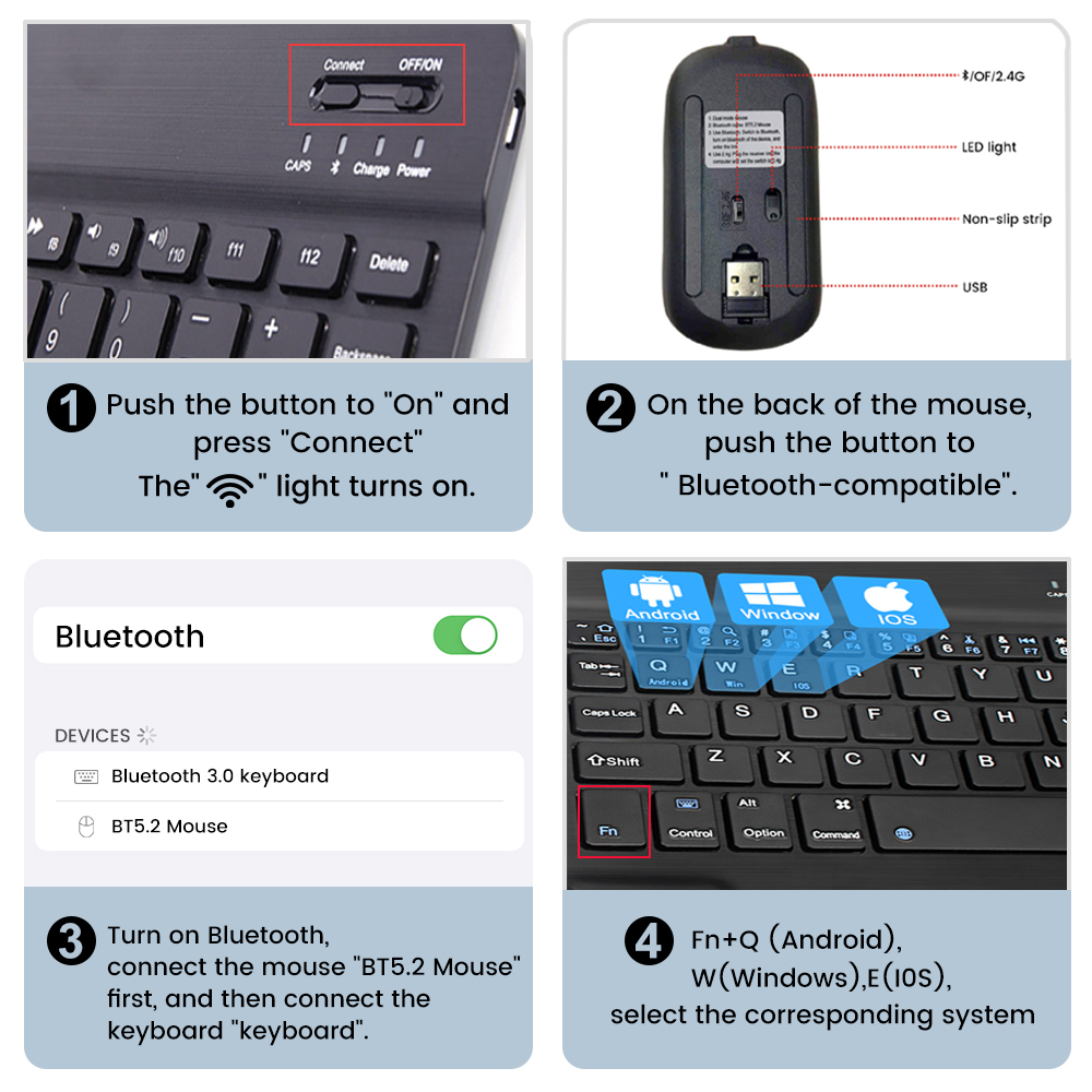 Teclado inalámbrico español fr - Tablet Accessories Kit reseña y precio