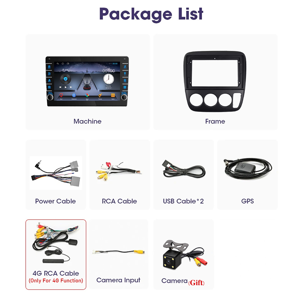 Radio Auto con Android 14, 8G  - Tablet Danish Mobile & Accessories Faisalabad reseña y precio