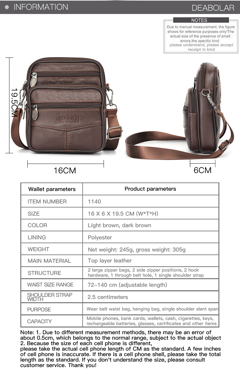 Nuevo bolso cruzado de cuero g - Tablet Shoulder Bag reseña y precio