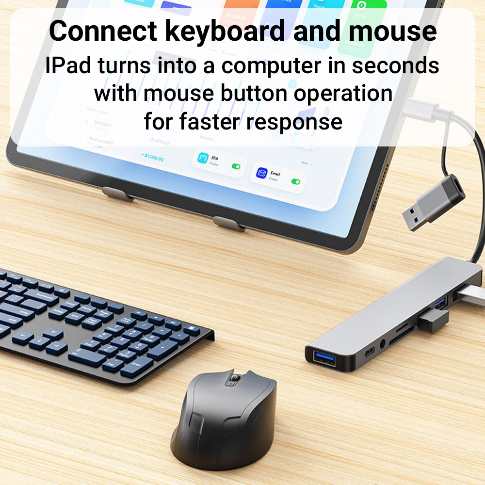Estación de Conexión USB 9 en  - Tablet Accessories For Students reseña y precio
