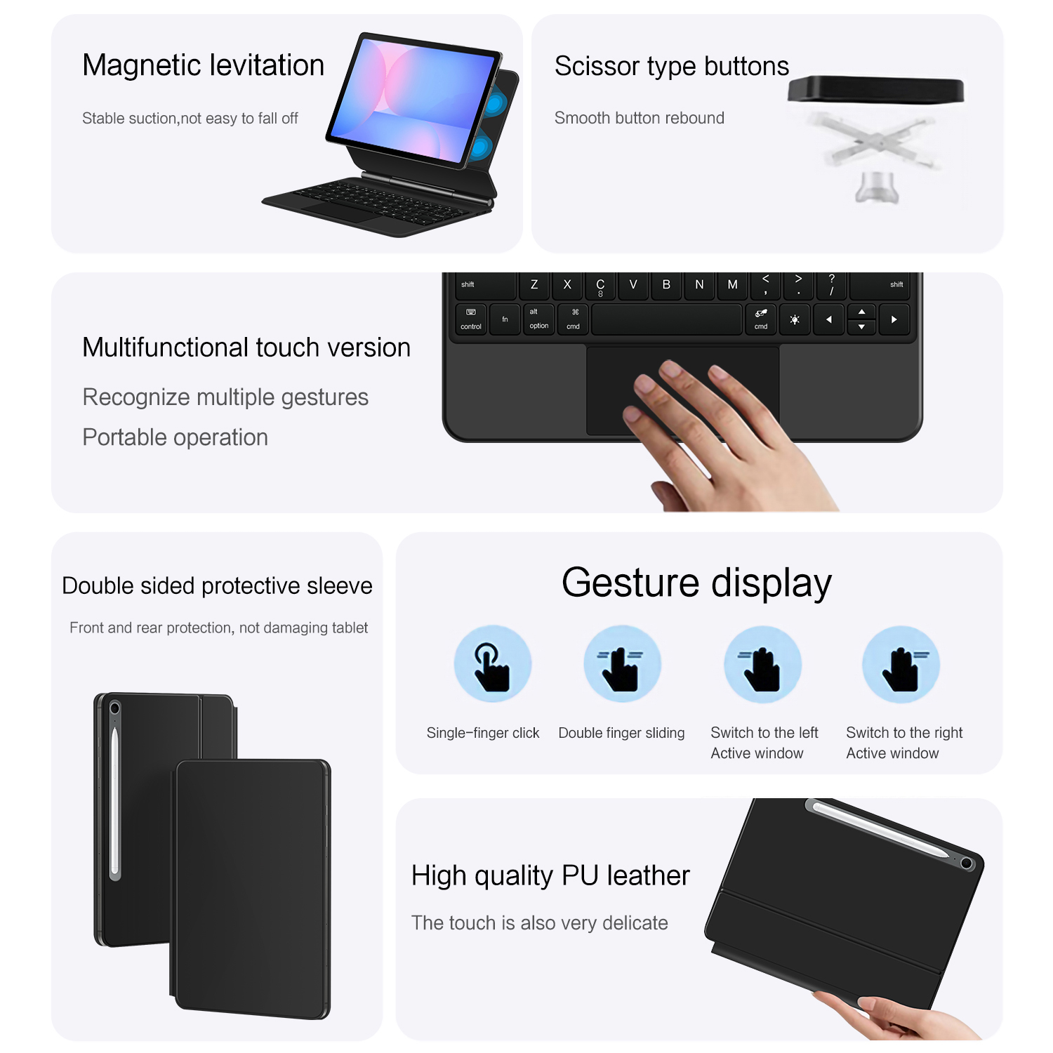 Teclado Mágico para Samsung Ga - Samsung Tablet Keyboard Accessories reseña y precio